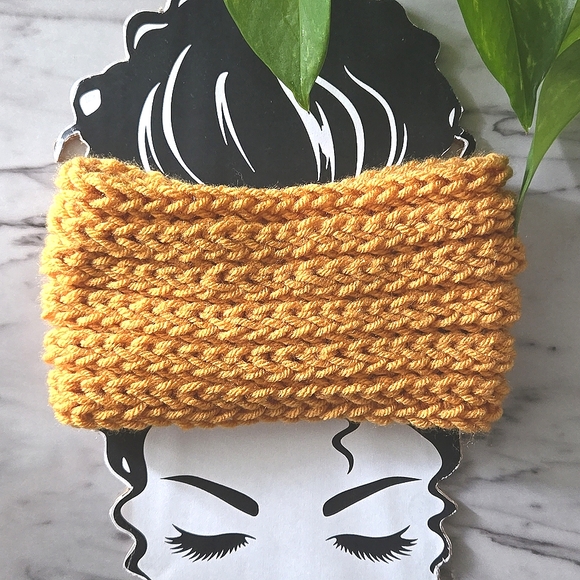 Handmade Knit Turban Headband - Picture 3 of 5